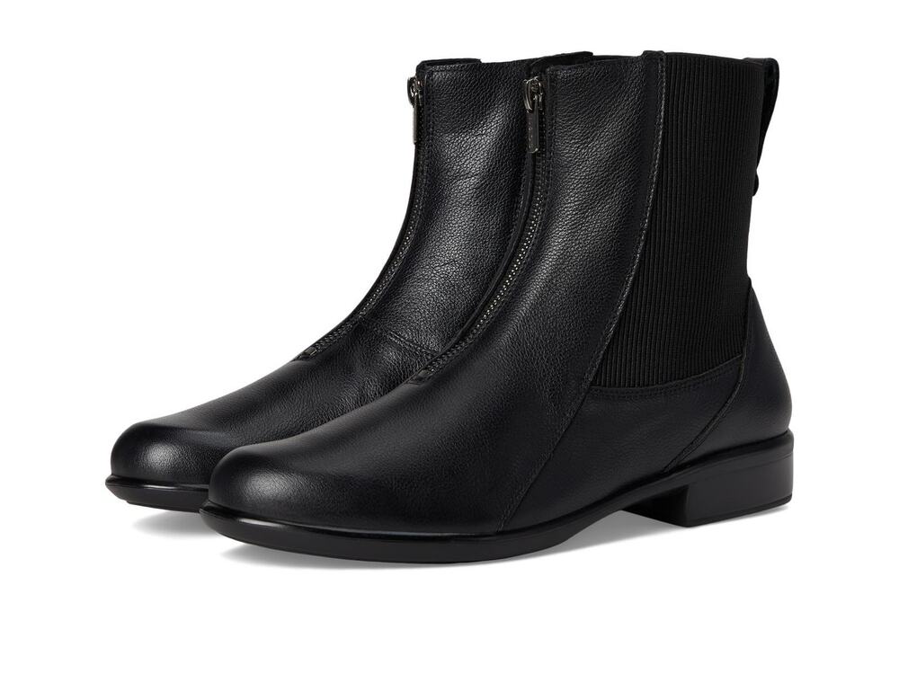 NAOT FOOTWEAR WOMEN'S NORTHER BOOT BORA BOOT SOFT BLACK LTHR - 10-10.5 M US
